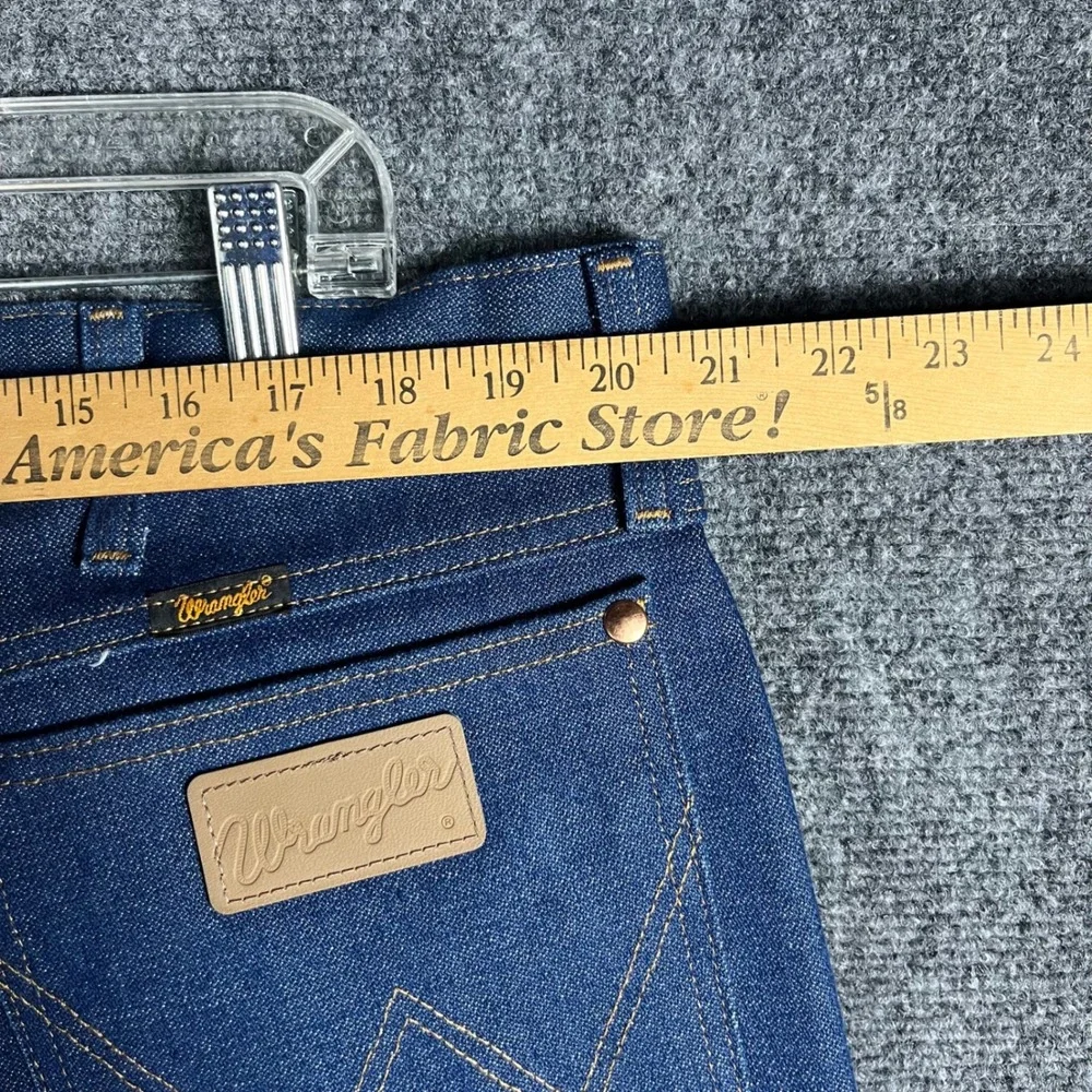 Wrangler Jeans Men 40x32 Blue Cowboy Cut 13MWZ Suspender Buttons Denim Pants